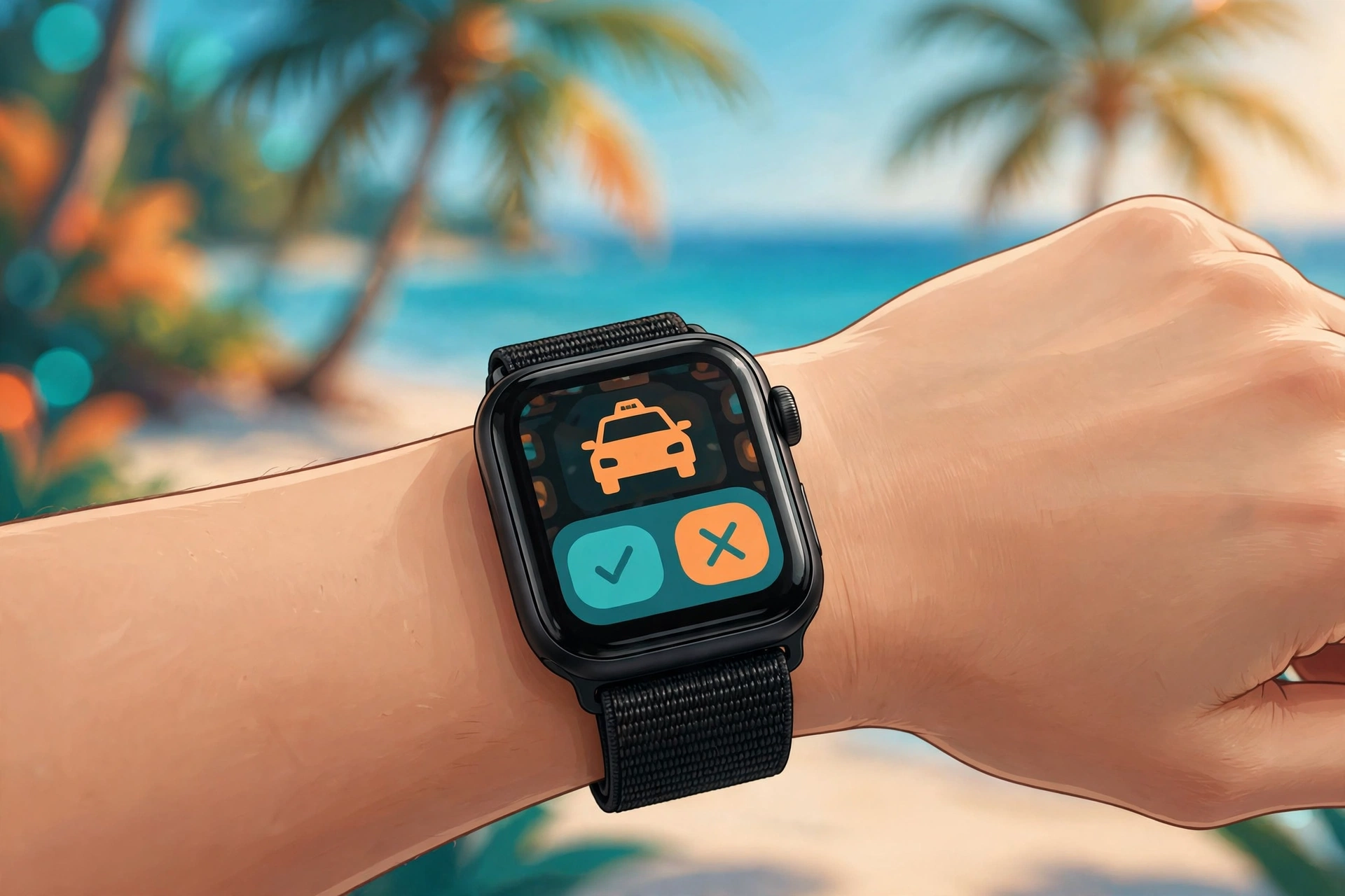 Apple Watch con notificaciones de Franco Food
