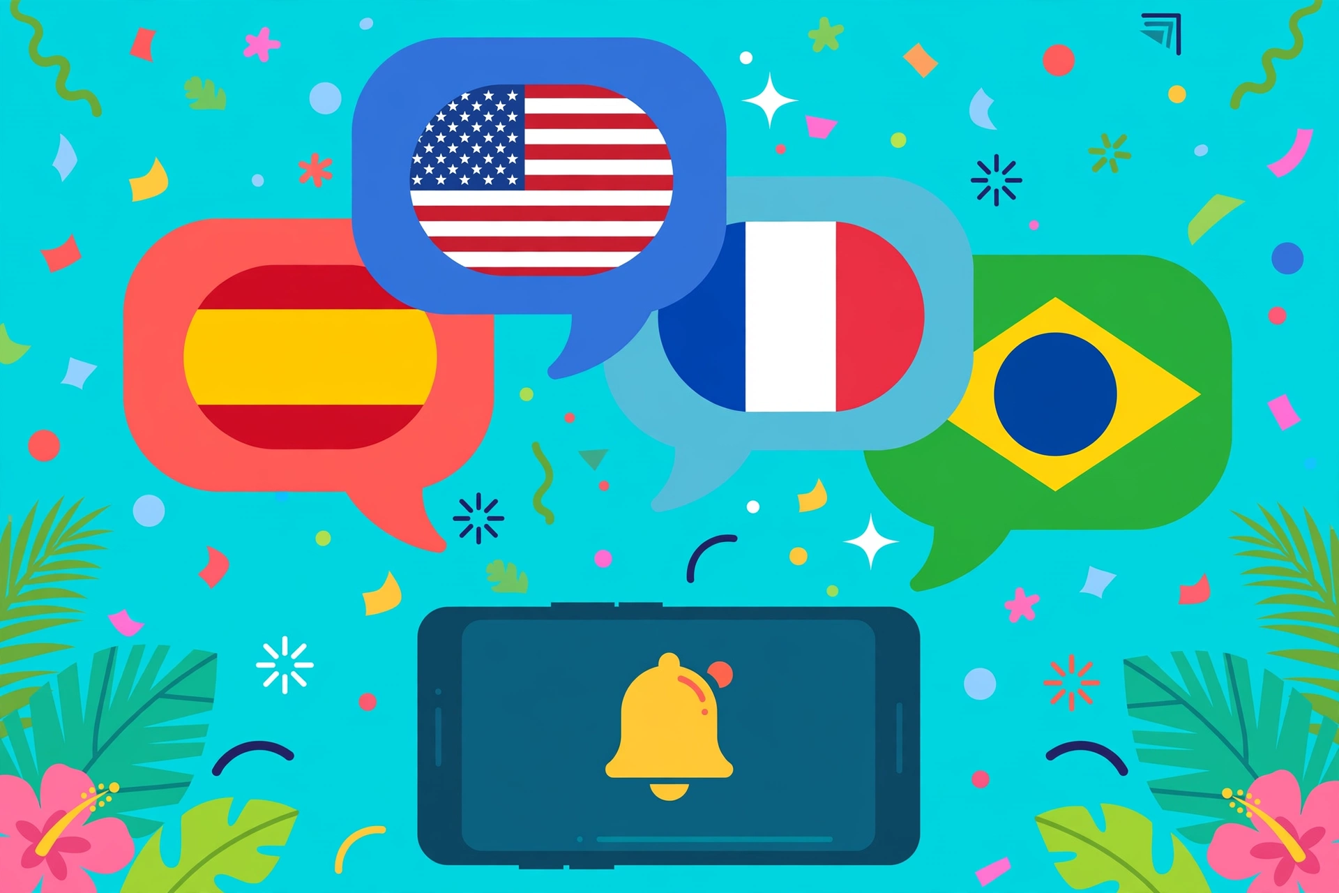 Notificaciones en tu idioma