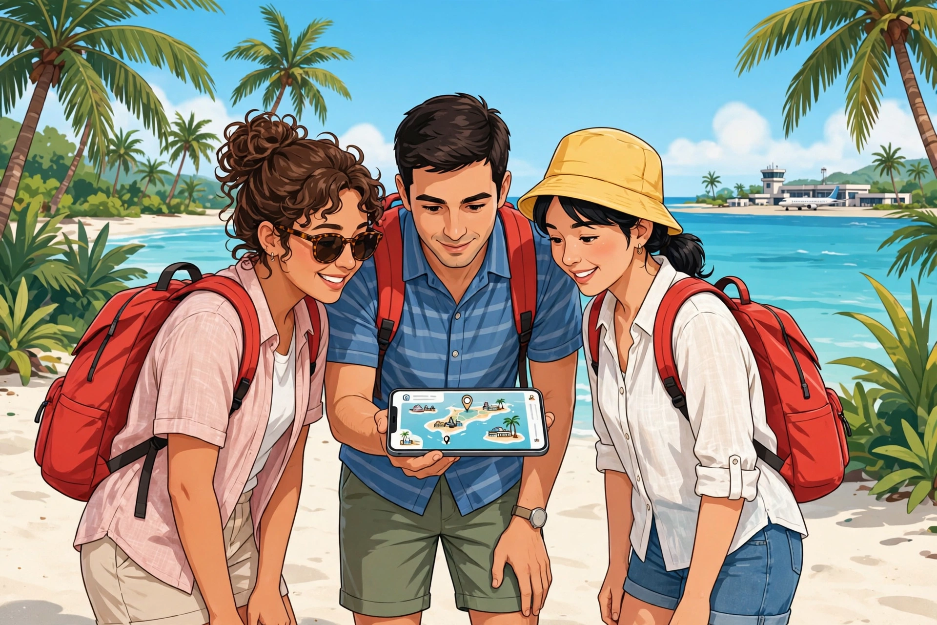 Guías turísticas en el Caribe